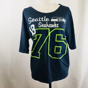 Seahawks 3/4 sleeve tee